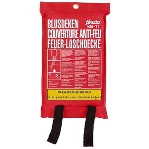 Een blusdeken voor kleine brandhaarden binnen en buiten Blusdeken